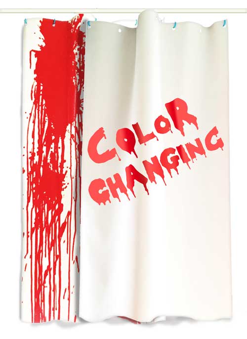 Color Changing Shower Curtain