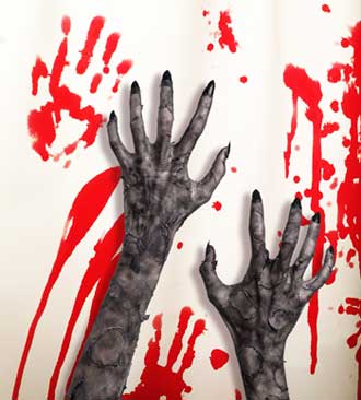 Psycho bloody wall posters